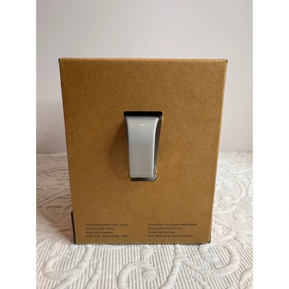 Starbucks OXO Pour-Over Coffee Maker with Water Tank Grey Single Serve New